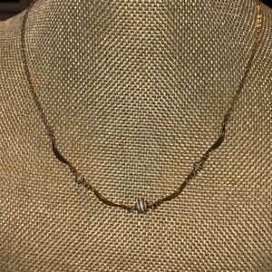 Sarah Coventry Elegant Gold and Silver Necklace